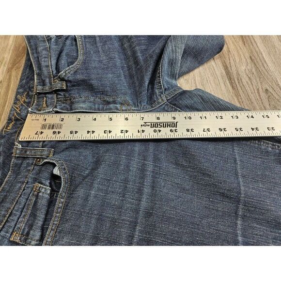 Tommy Hilfiger Womens Size 6 Short Straight Leg Pockets Denim Blue Jeans - Picture 10 of 11